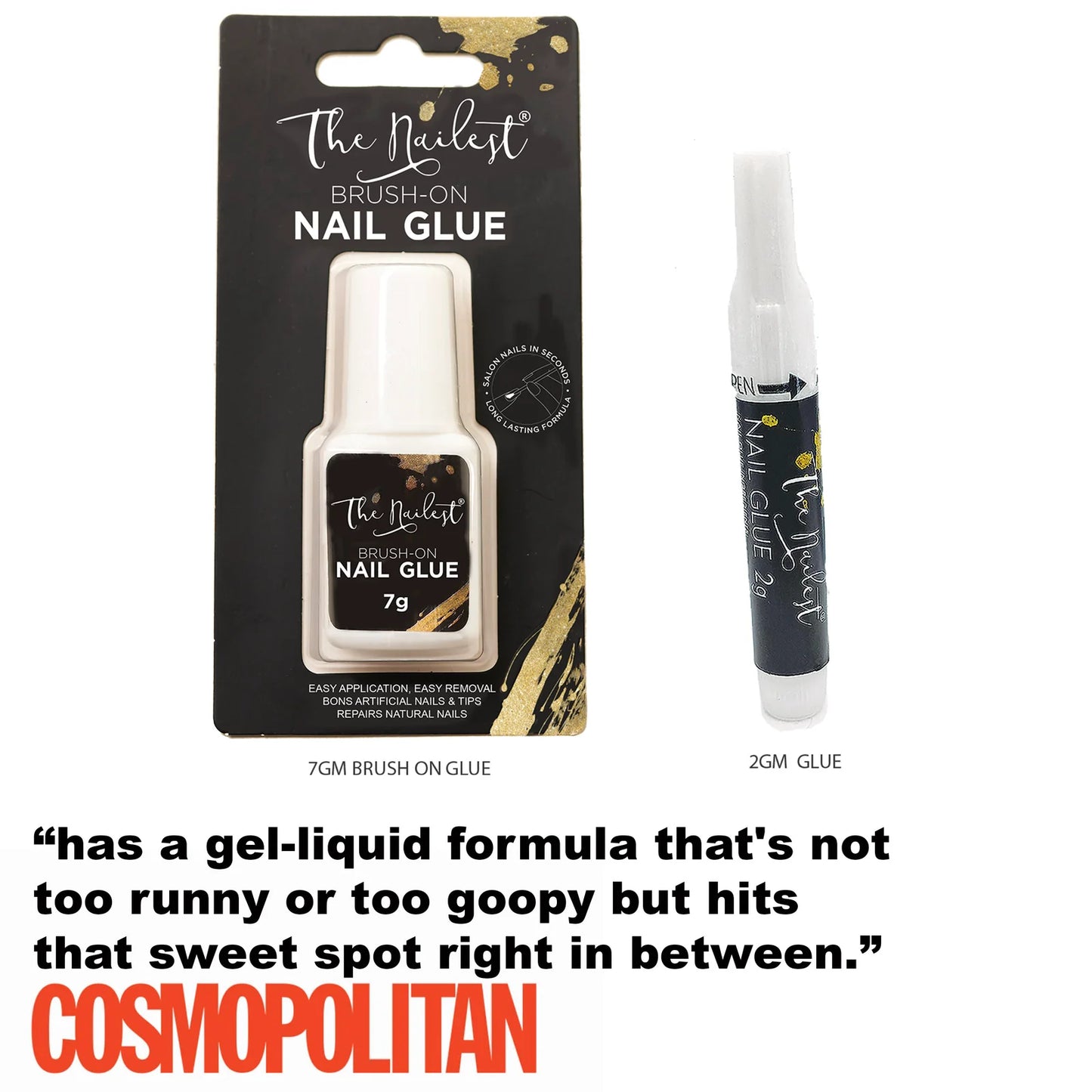 The Ultra Strong 7gm Brush-On Nail Glue