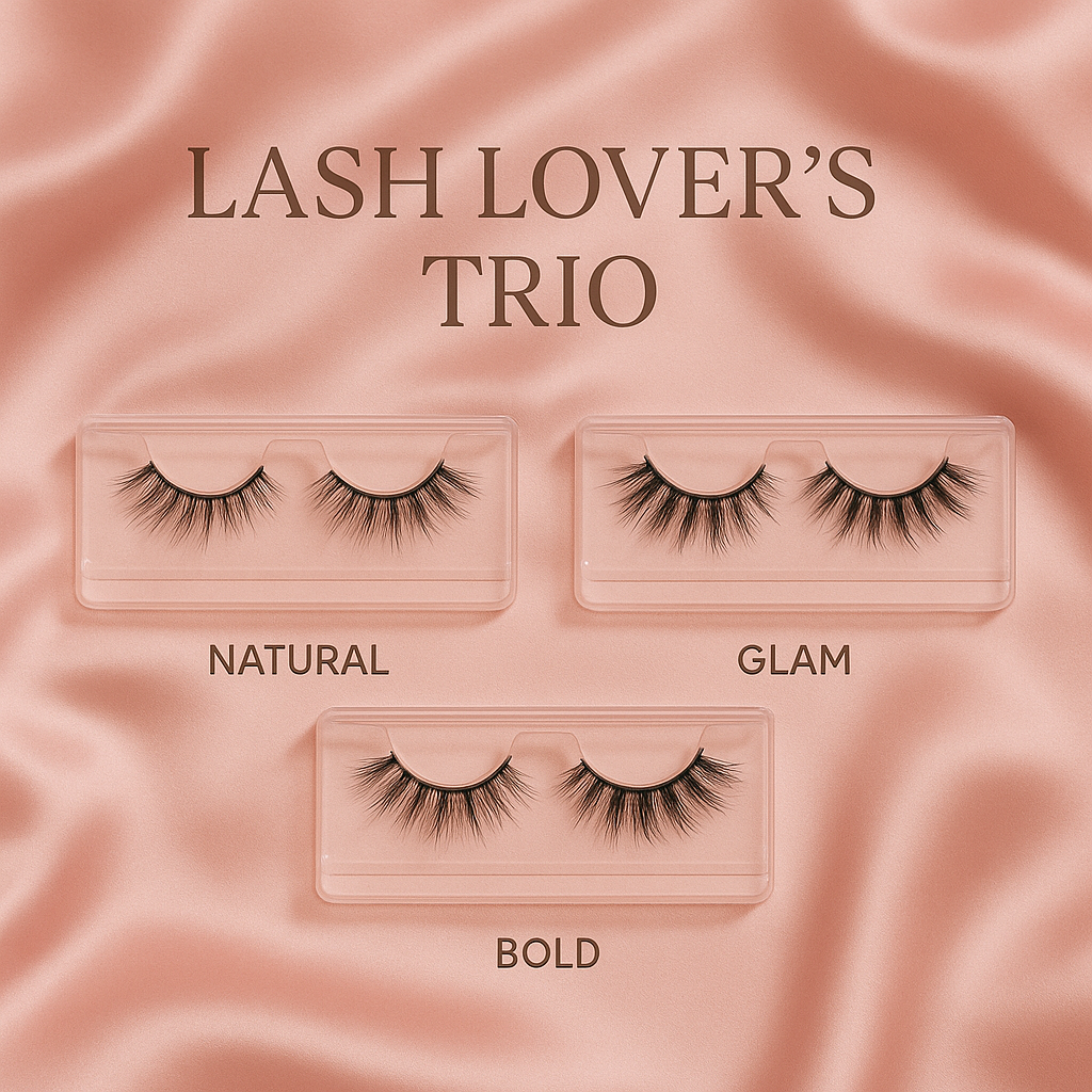 💖 Lash Lover’s Trio — 3 Signature 3D Mink Lash Styles