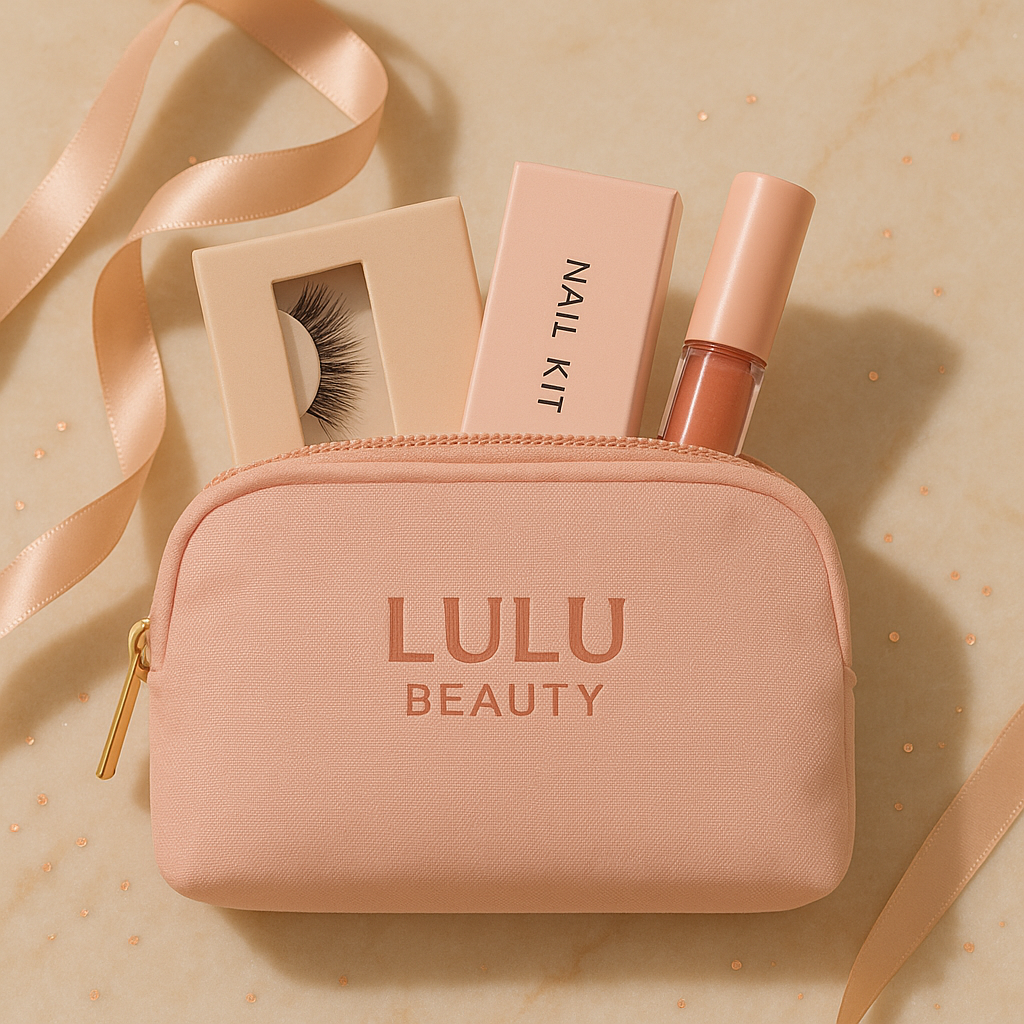 🎁 Mystery Mini Beauty Bag — Surprise Lash or Nail Set + Gloss